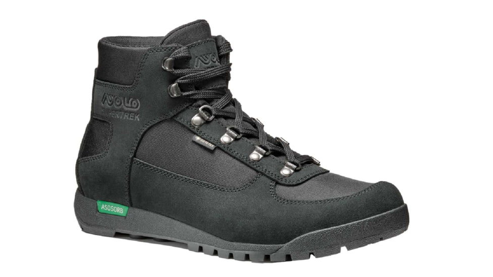 Asolo Supertrek GV Hiking Shoes - Mens, Black/Black, 9, A25500-778-095