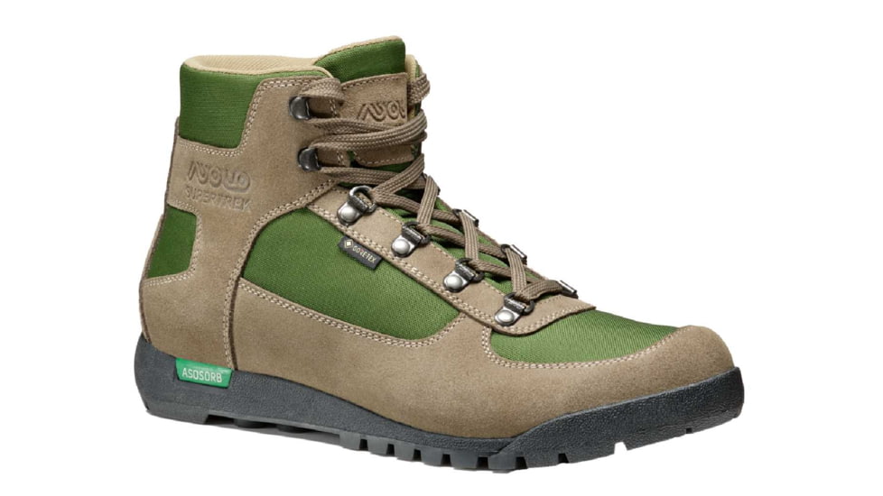 Asolo Supertrek GV Hiking Shoes - Men's, Wool/Garden Green, 11 UK/11.5 US, A25500-160-115