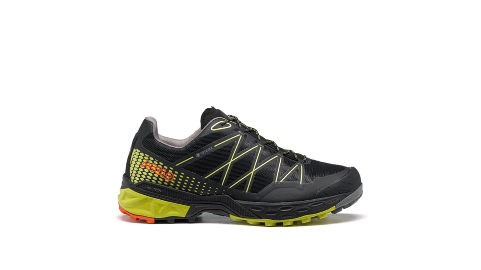 Asolo Tahoe GTX Hiking A-Fast Shoes - Mens, Black/Safety Yellow, 12, A40054-056-120
