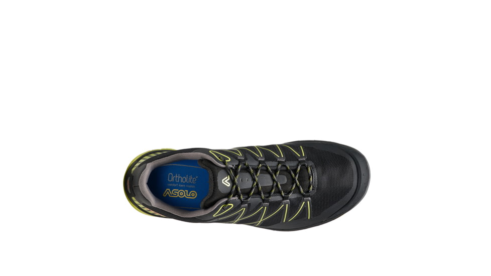 Asolo Tahoe GTX Hiking A-Fast Shoes - Mens, Black/Safety Yellow, 12, A40054-056-120