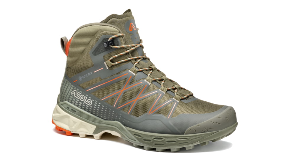 Asolo Tahoe MID GTX MM Hiking Shoes - Mens, Olive/Trance Buzz, 11.5, A40056-099-115