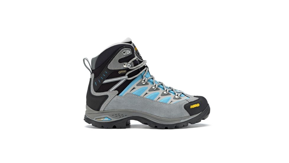 Asolo Touchstone GV ML Hiking Boot - Womens, Cloudy Grey/Blue Atoll, 9.5, A23115 0086300095