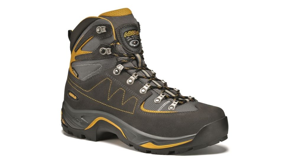 Asolo TPS Equalon GV Evo Backpacking Boots - Men's, Graphite/Mineral Yellow, Medium, 7, A11018-0061600070