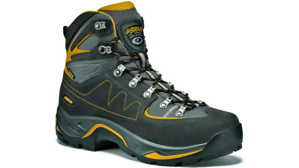 Asolo TPS Equalon GV Evo Backpacking Boots - Men's, Graphite/Mineral Yellow, Medium, 11.5, A11018-0061600115