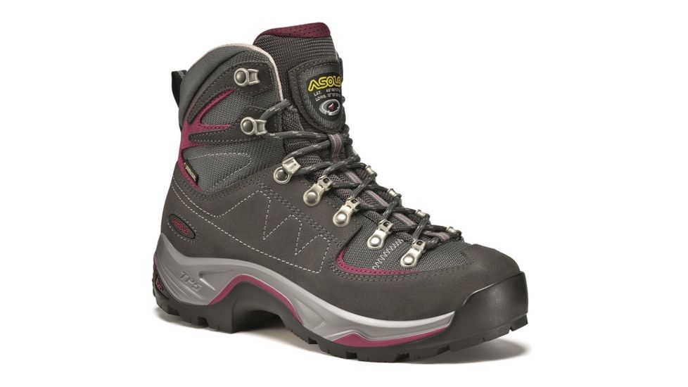 Asolo TPS EQUALON GV EVO Backpacking Shoe - Womens, Graphite/Red Bud, 7 A11019    0073300070