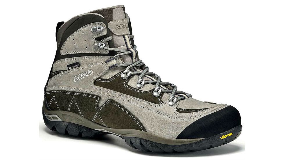 Asolo Zion WP Hiking Boot - Men's-Grey/Smokey Brown-Medium-11 US