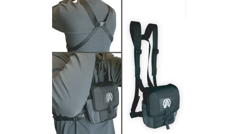 Astra Optix HBX1600B Laser 10x42mm Rangefinder Binoculars, Green/Black, HBX1600B