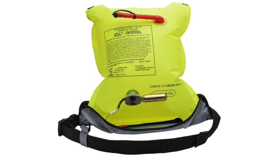 Astral Airbelt 2.1 Life Vest, Black, One Size Fits All, PFDAI-202