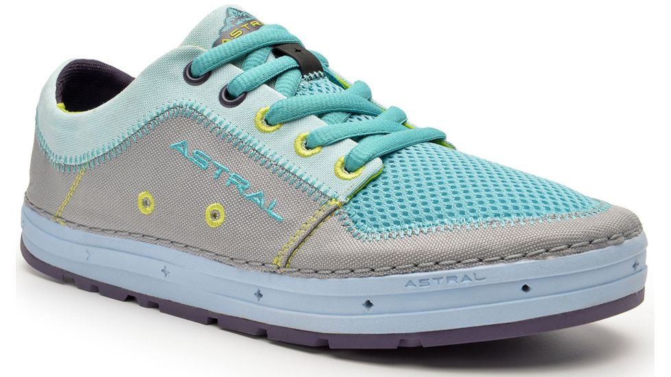 Astral Brewess Watersport Shoe - Women's-Gray/Turquoise-Medium-10.5