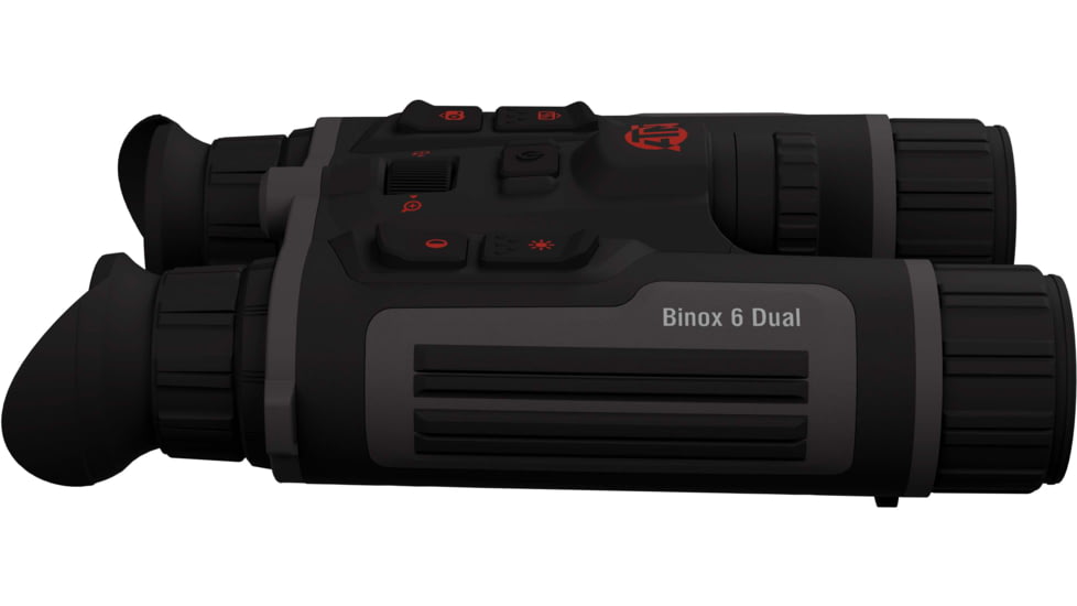 ATN Binox 6 Dual Multispectral 6-48x25mm Thermal Imaging Binocular w/Built-in Laser Rangefinder, 50 Hz, 256x192, Black, MSBNB6225A