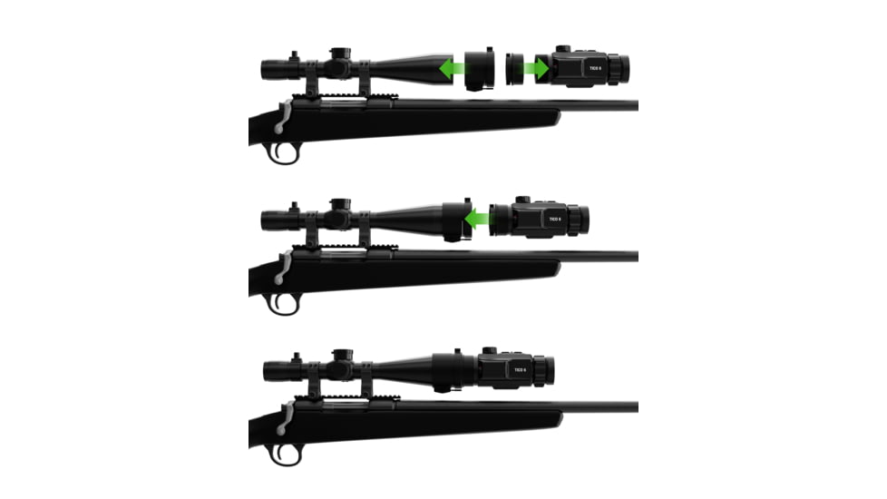 ATN TICO 6 Scope 1x44m Thermal Clip On, 53.5 mm Clamp, Black, ACCOSMS44534G6