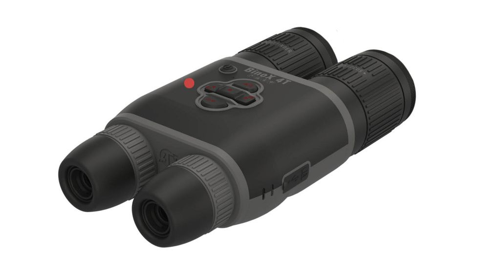 ATN Binox-4T 384-1.25-5x Thermal Binocular, Black / Grey, TIBNBX4381L