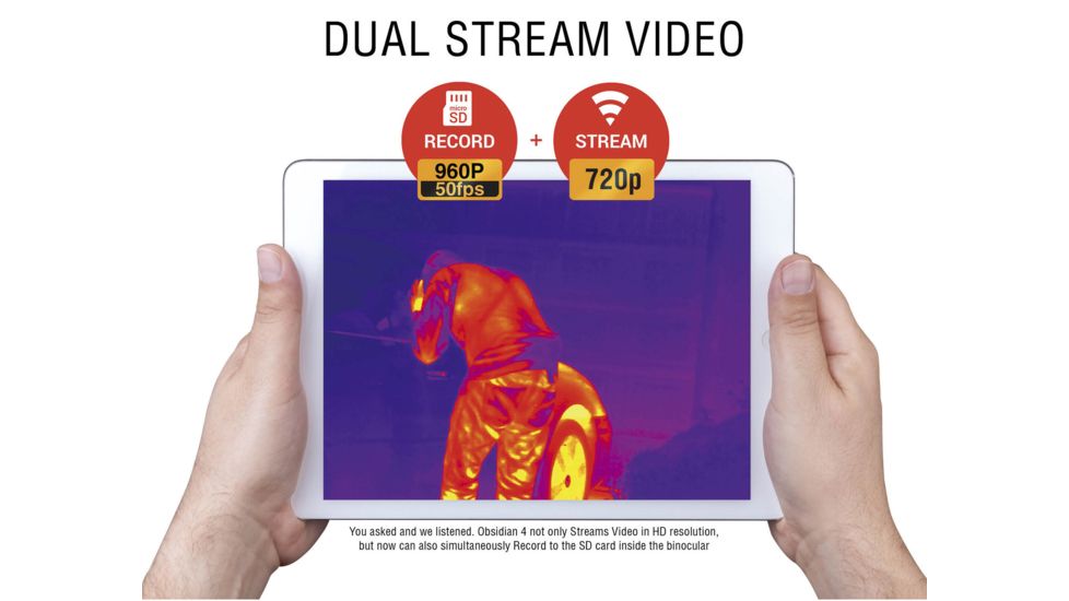 ATN Binox-4T 640-2.5-25x Thermal Binocular, Black / Grey, TIBNBX4643L