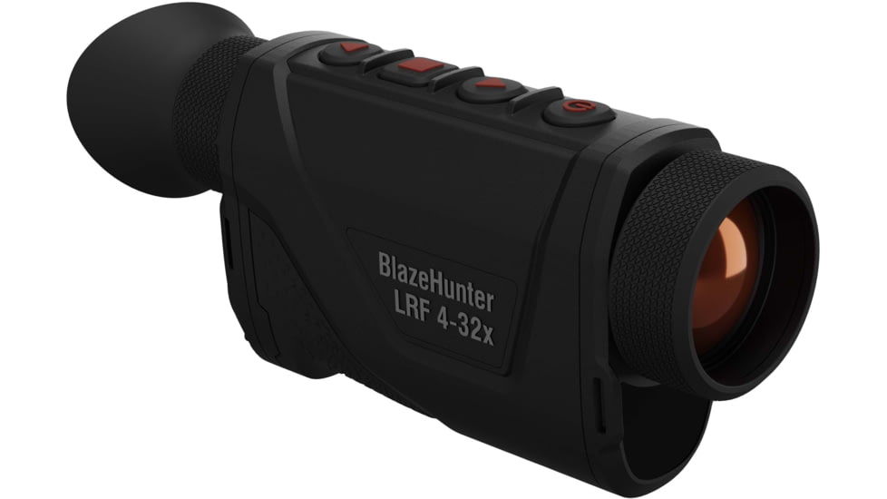 ATN BlazeHunter Pro 4-32x35mm Thermal Monocular w/Built-in Laser Rangefinder, 50 Hz, 384x288, Black, TIMNBLH335LRF