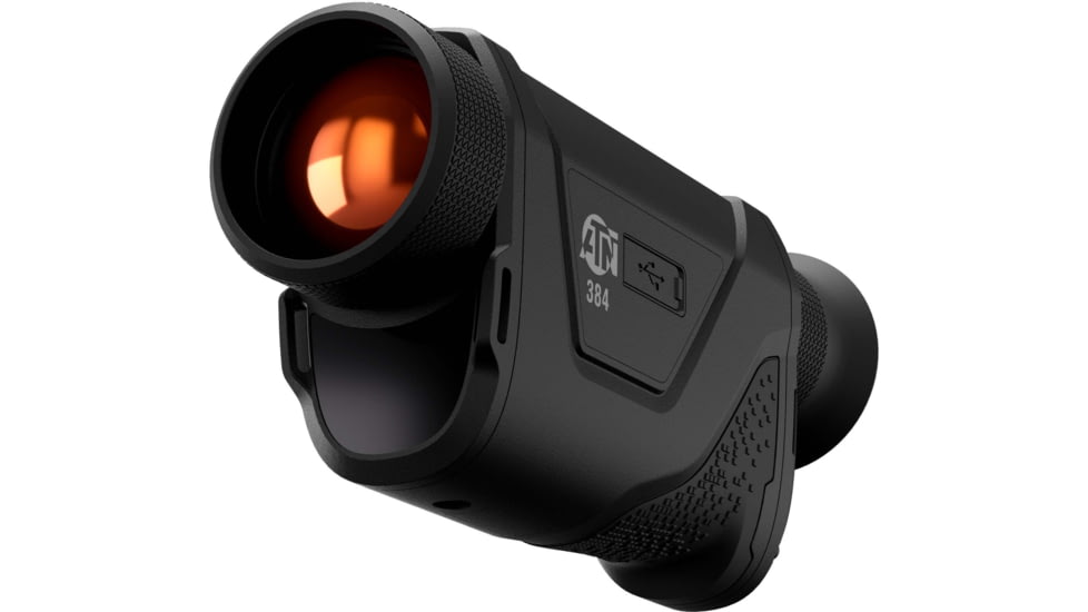 ATN BlazeHunter Pro 4-32x35mm Thermal Monocular w/Built-in Laser Rangefinder, 50 Hz, 384x288, Black, TIMNBLH335LRF