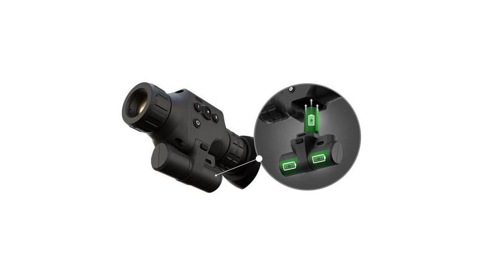 ATN Extended Life Battery Pack for ODIN LT Series, Black, ACMNODINBAT