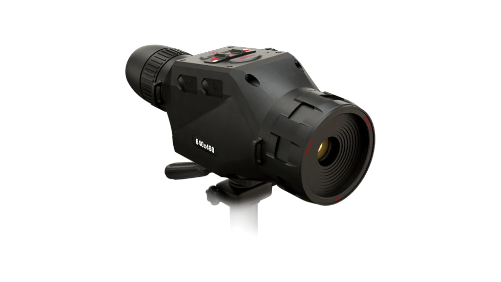 ATN OTS 4T, 1-10x, 640x480, Thermal Viewer w/ Full HD Video rec, WiFi, Smooth zoom, iOS/Android Controlling App, Black, TIMNO4641A