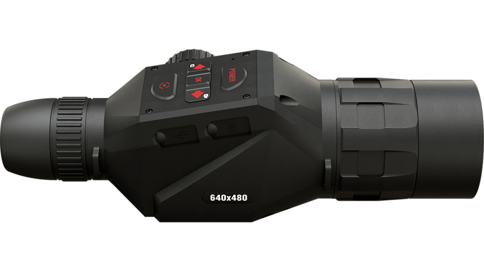 ATN OTS 4T, 4-40x, 640x480, Thermal Viewer w/ Full HD Video rec, WiFi, Smooth zoom, iOS/Android Controlling App, Black, TIMNO4644A