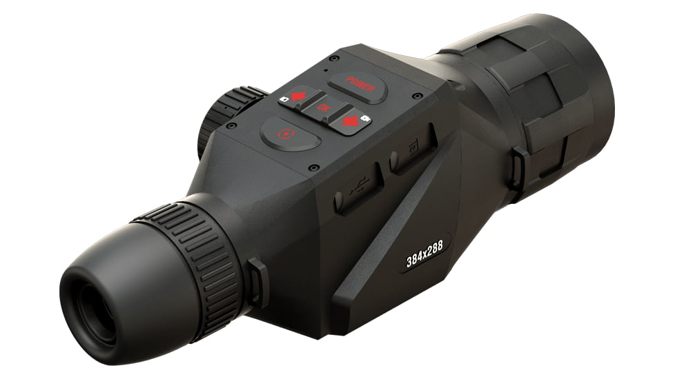 ATN OTS 4T, 4.5-18x, 384x288, Thermal Viewer w/ Full HD Video rec, WiFi, Smooth zoom, iOS/Android Controlling App, Black, TIMNO4384A