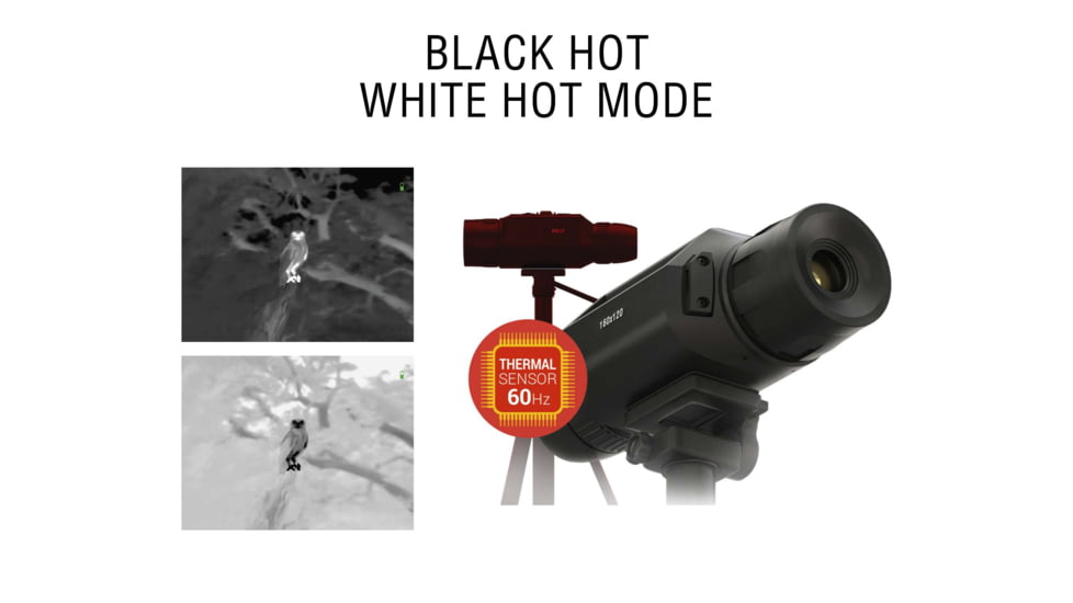 ATN OTS LT 320 6-12x Thermal Viewer, 25mm, 320x240, Black, TIMNOLT350X