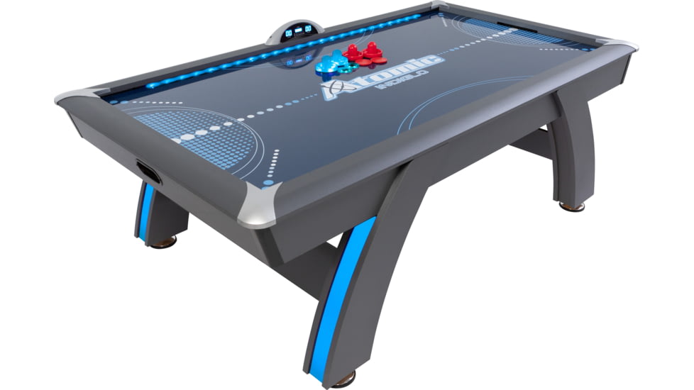 Atomic 90in Indiglo LED Air Hockey Table, Black, G04801W