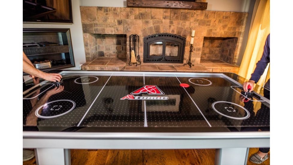 Atomic Avenger Air Hockey Table, Grey, Black G04864W