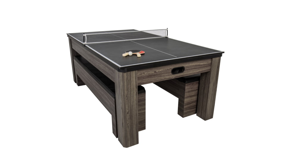 Atomic NorthPort 3-in-1 Dining/Air Hockey/TT Table, Woodgrain, G05305W