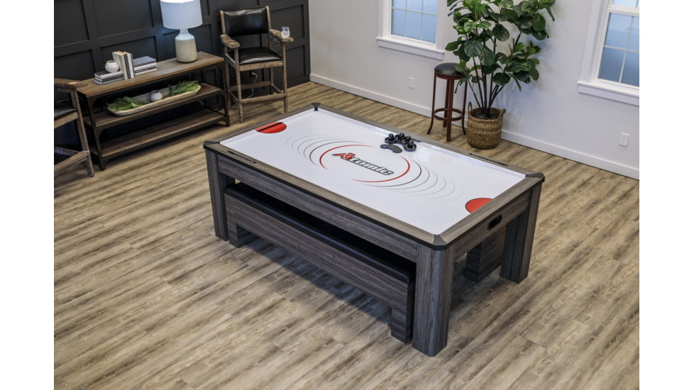 Atomic NorthPort 3-in-1 Dining/Air Hockey/TT Table, Woodgrain, G05305W