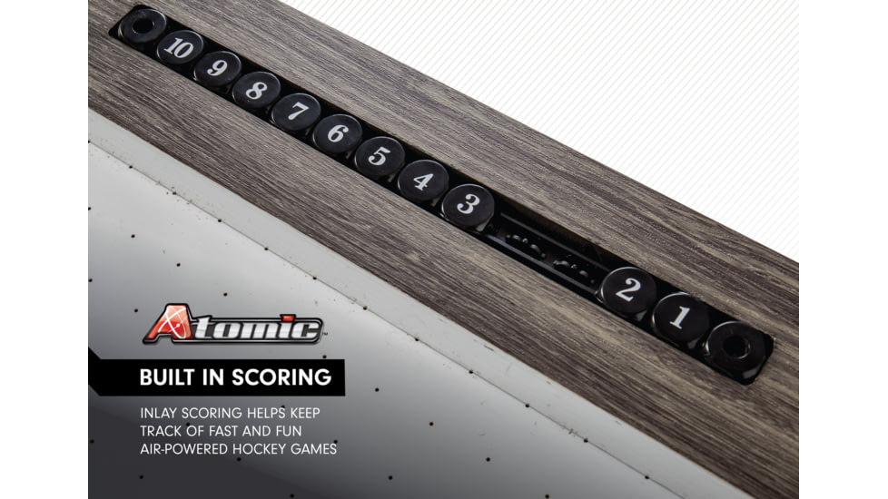 Atomic NorthPort 3-in-1 Dining/Air Hockey/TT Table, Woodgrain, G05305W