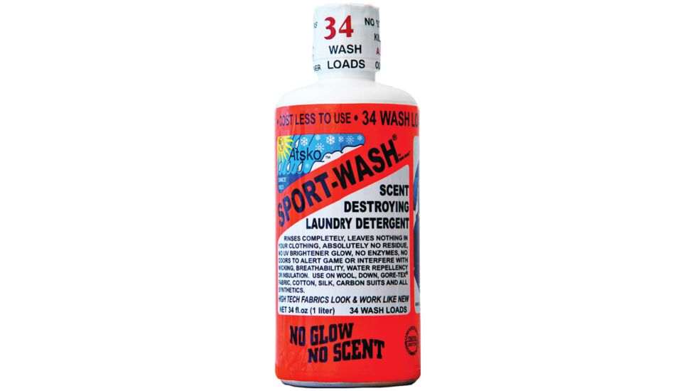 Atsko Sport Laundry Detergent, 34 Oz, 1338LS