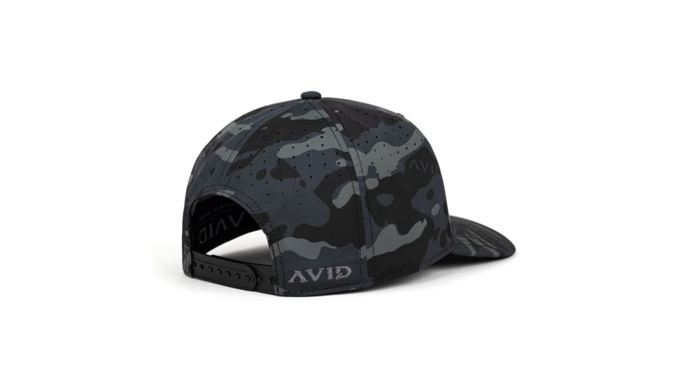 AVID Sportswear Camo Pro Performance Hat - Mens, Black Camo, One Size, MH32442BLCOS
