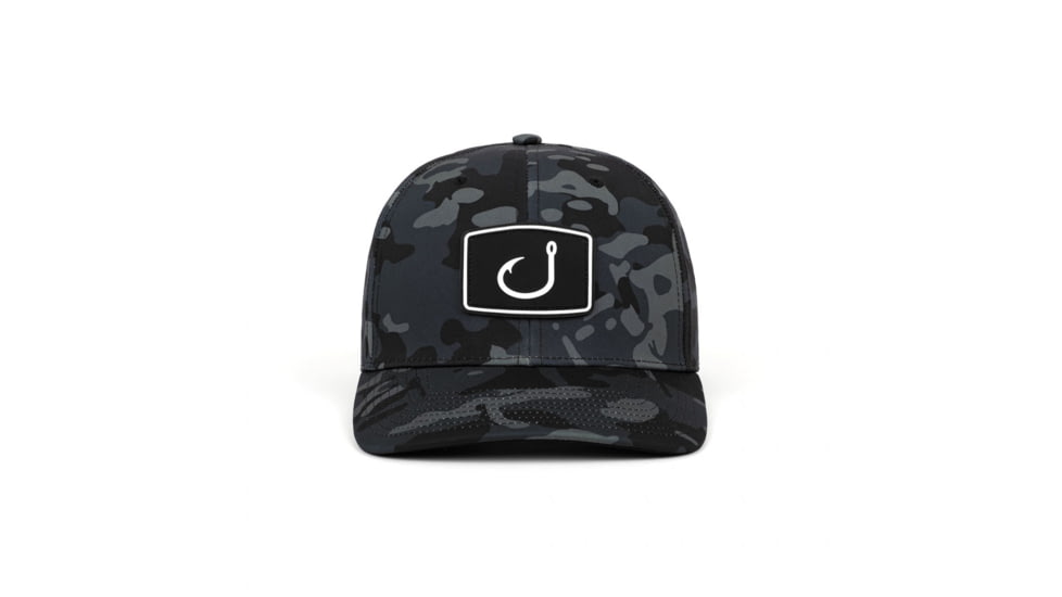 AVID Sportswear Camo Pro Performance Hat - Mens, Black Camo, One Size, MH32442BLCOS