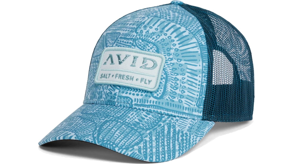 AVID Sportswear Clearwater Trucker Hat - Mens, Clearwater Teal, One Size, MH12414CWTOS