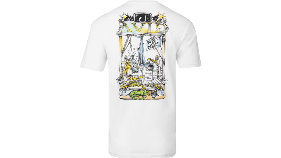 AVID Sportswear Cosmic Docktales T-Shirt - Mens, White, Large, MT32420WHTLG