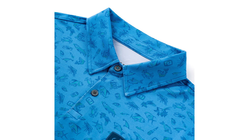AVID Sportswear Inshore Pacifico Polo - Mens, Sky, Large, MK32413SKYLG