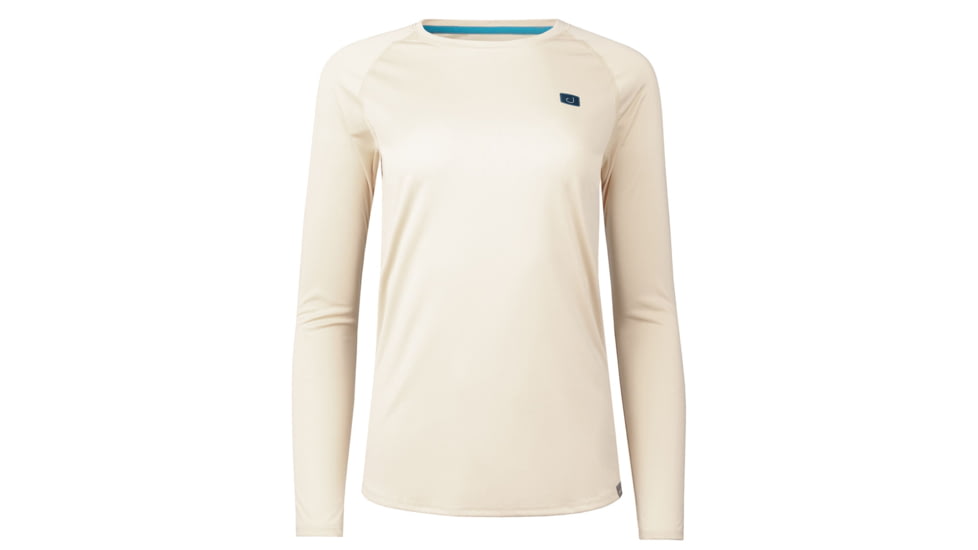 AVID Sportswear Islamorada Icon Avidry Long Sleeve Shirt - Womens, Bone, Extra Small, WK32406BONXS