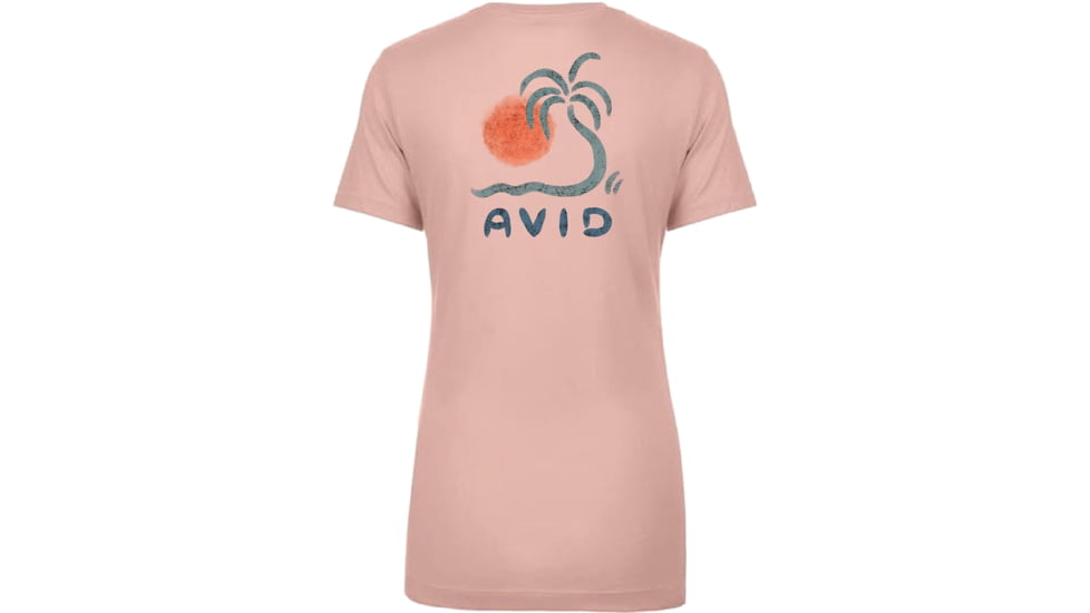 AVID Sportswear Island Queen T-Shirt - Womens, Desert Pink, Extra Small, WT12301DPKXS