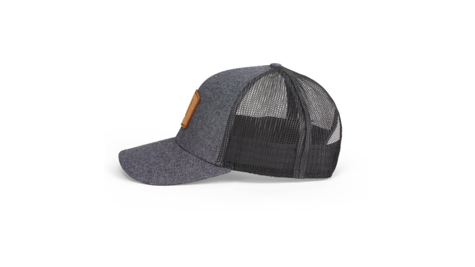 AVID Sportswear Layday Trucker Hat - Mens, Black Chambray, One Size, MH12408CBKOS