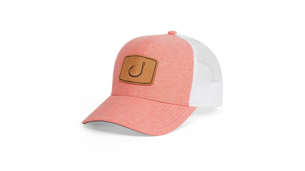 AVID Sportswear Layday Trucker Hat - Mens, Coral Chambray, One Size, MH12408CRLOS