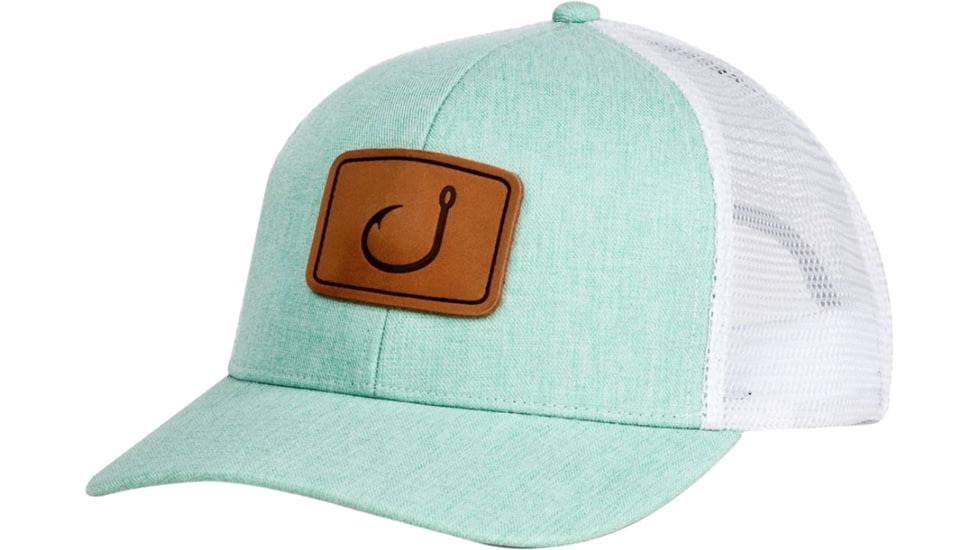 AVID Sportswear Layday Trucker Hat - Mens, Green Chambray, One Size, MH12408CGROS