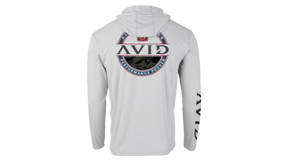 AVID Sportswear Locked Up Kinetic Avidry Long Sleeve Shirt - Mens, Glacier, Small, MK32305GLGSM