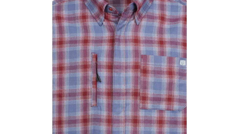 AVID Sportswear Newport Flannel Shirt - Mens, Claret, Small/Medium, MV32305CLRSM