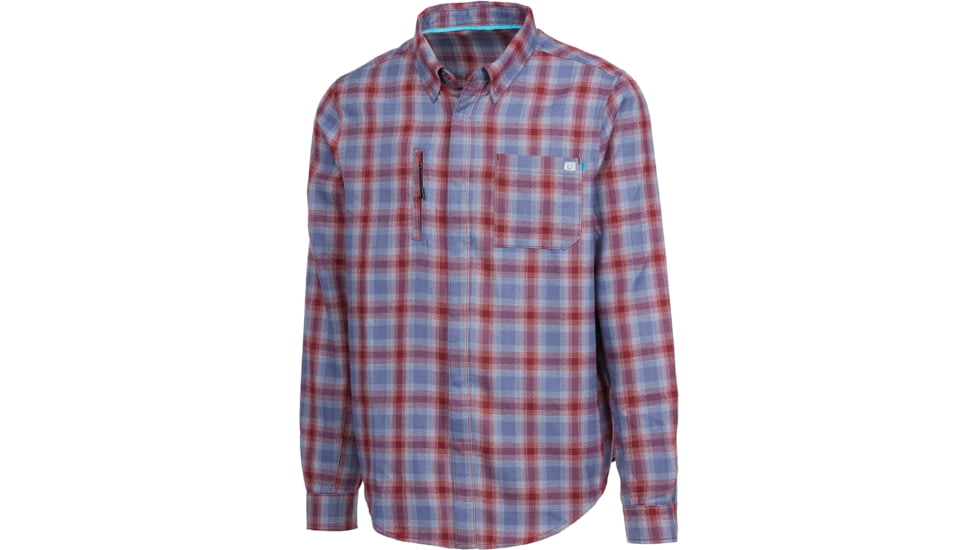 AVID Sportswear Newport Flannel Shirt - Mens, Claret, Small/Medium, MV32305CLRSM