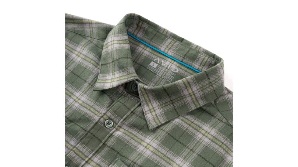 AVID Sportswear Newport Flannel Shirt - Mens, Cypress, Extra Large, MV32401CYPXL