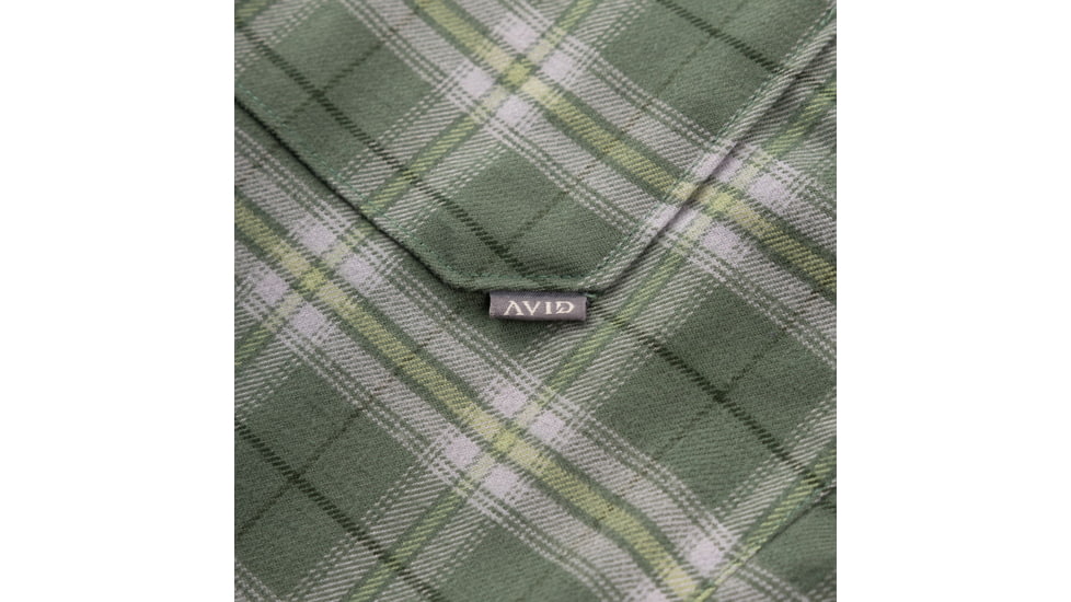 AVID Sportswear Newport Flannel Shirt - Mens, Cypress, Extra Large, MV32401CYPXL