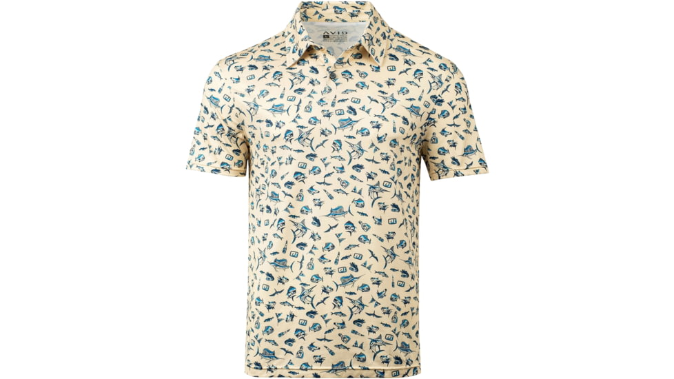 AVID Sportswear Offshore Pacifico Polo - Mens, Bone, Extra Large, MK32414BONXL