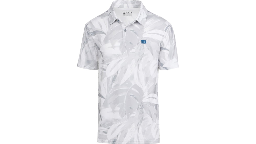 AVID Sportswear Sanibel Pacifico Performance Polo - Mens, White, Small/Medium, MK12421WHTSM
