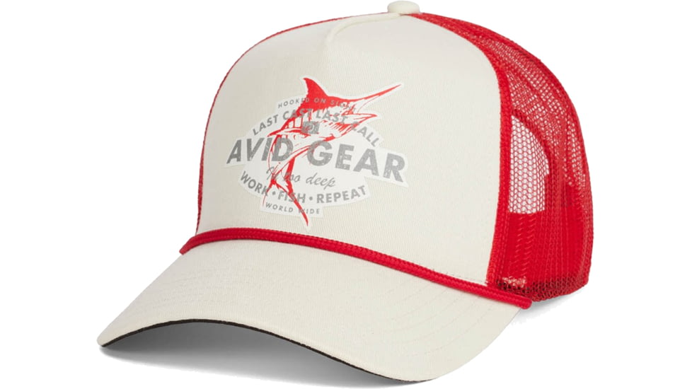 AVID Sportswear Seabass Trucker Hat - Mens, Bone, One Size, MH12424BONOS