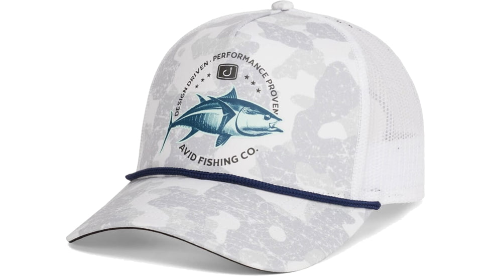 AVID Sportswear Seabass Trucker Hat - Mens, Shelter White, One Size, MH12424SHWOS