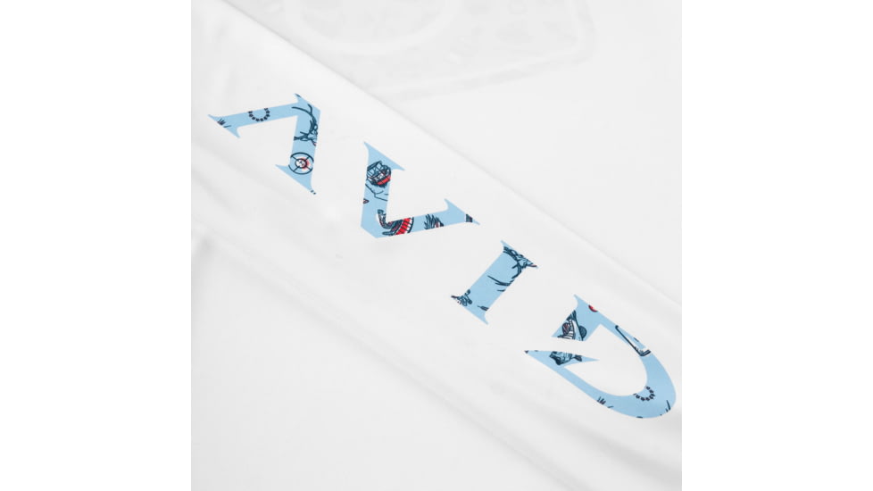 AVID Sportswear Sportsman Icon Avidry Long Sleeve Shirt - Mens, White, Extra Large, MK32432WHTXL